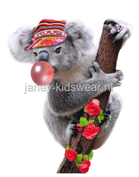 Strijkapplicatie koala in boom